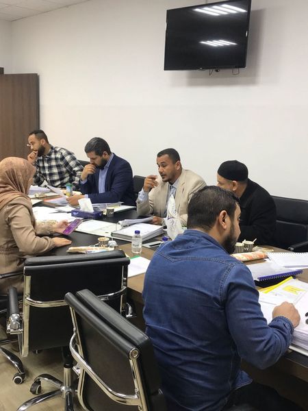  التعاون بين كليات جامعة مصراتة  للحصول على الاعتماد المؤسسي
